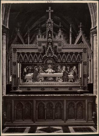 [Chester Cathedral interior detail, painting]