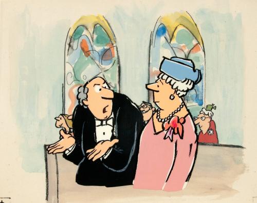 L231. Old couple in church (1)