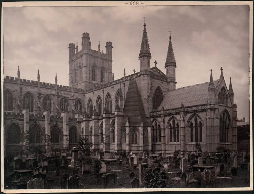 [Chester Cathedral exterior, cemetery]