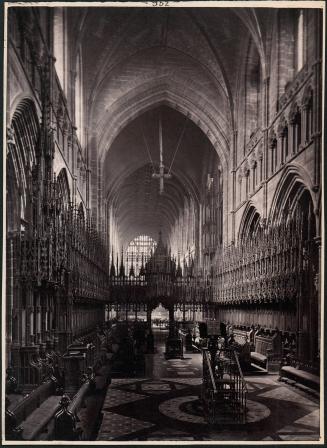 [Chester Cathedral interior detail]