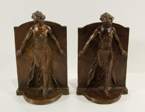 Greek Dancer (pair of bookends a & b)