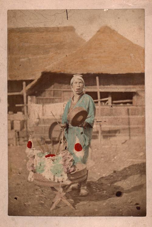 Peasant with Flowers