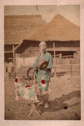 Peasant with Flowers