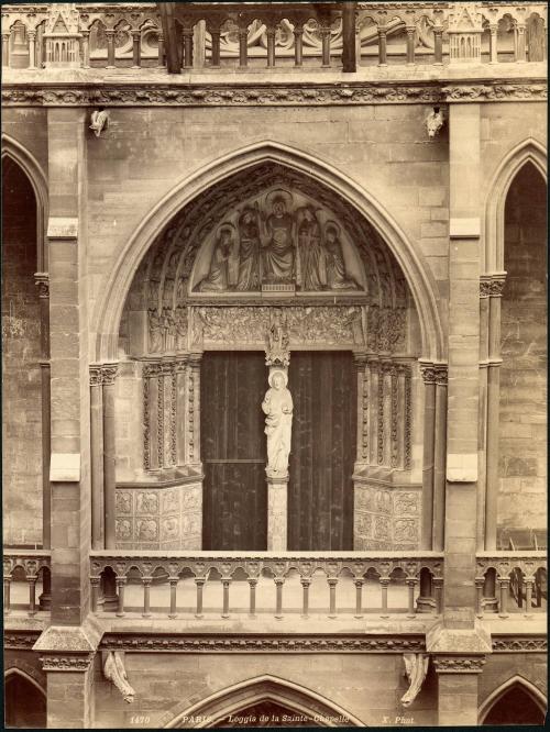 [Paris - Loggia de la Sainte Chapelle X. Phot]