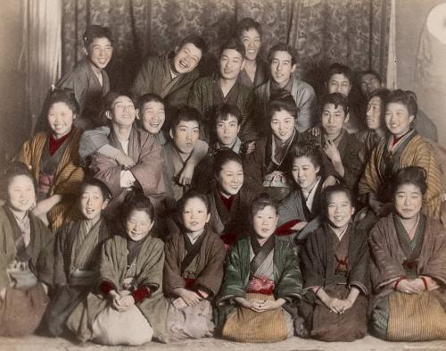 Group of Japanese Children