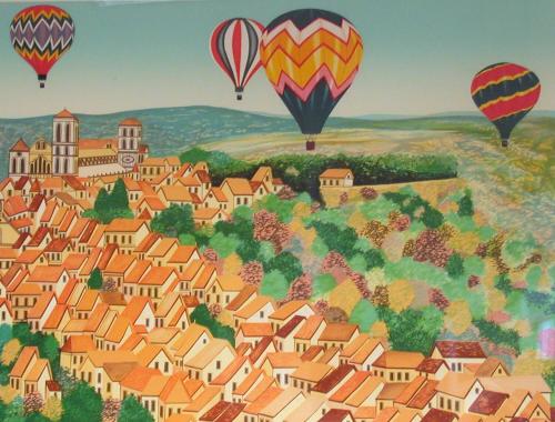 Balloons sur Vezelay