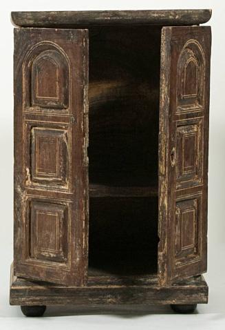 [Wood tabernacle, puja cupboard]