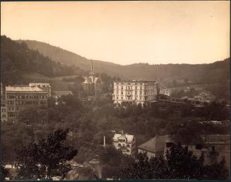 [Untitled, landscape view, Swiss town/city [Kunies Villa Felsenburg]]