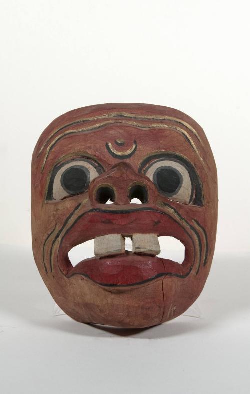 Mask Depicting a Human Face