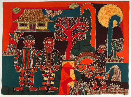 Untitled (Family in a Village)