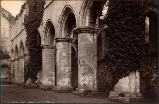 Fountains Abbey, Arches and Nave 4296. J. V.