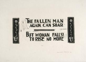 The Fallen Man Again Can Soar But Woman Falls To Rise No More