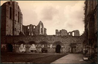 Fountains Abbey, The Cloister Court. 4292. J. V.