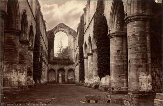 Fountains Abbey, Nave West. 4302. J. V.