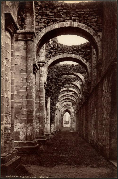 Fountains Abbey, South Aisle, 4300. J. V.