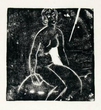 Untitled (nude woman seated)