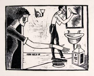 Untitled (woman reaching for bottle)