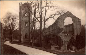 Fountains Abbey, West Front and Tower. 2337. J. V.