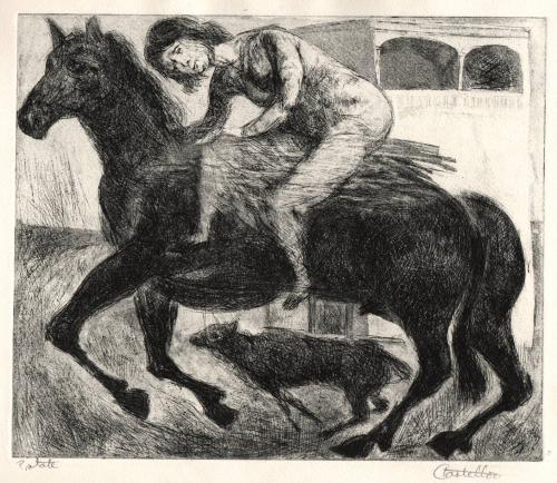 Woman on a Horse No. 2