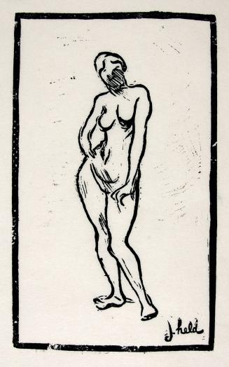 Untitled (standing female nude)