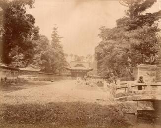 Temple Entrance, Stone Bridge, Wall on the Left