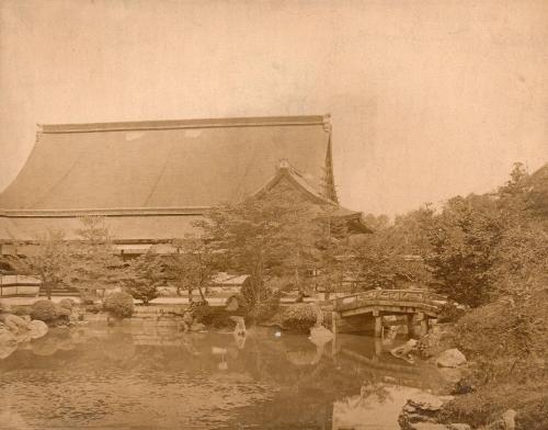 Temple, Garden, Bridge