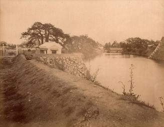 Castle Moat, Man on Bank