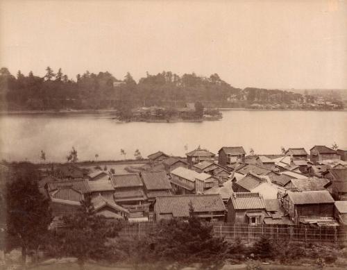 Town and Island with Houses