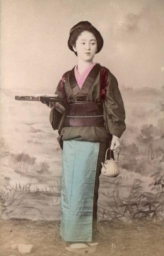 [Woman with Tea and Tray]