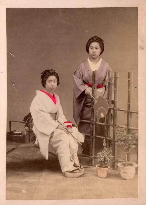 Two Women and Fence