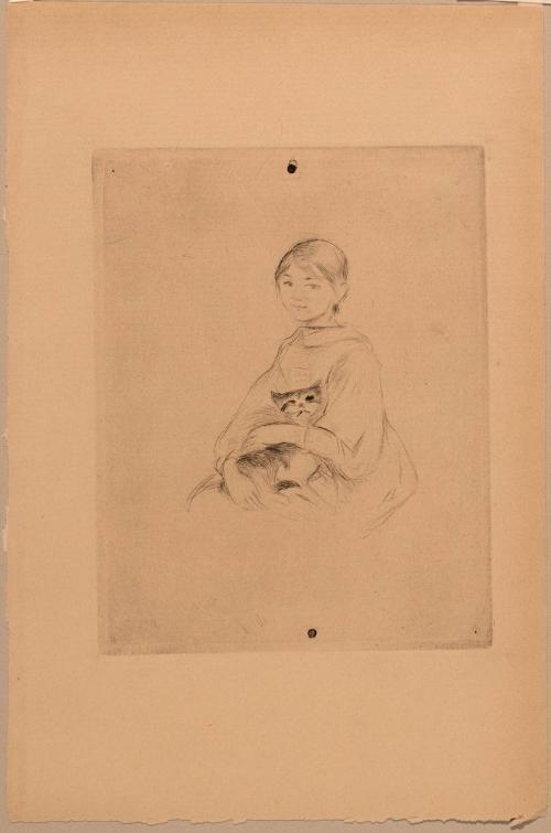 La jeune fille au chat