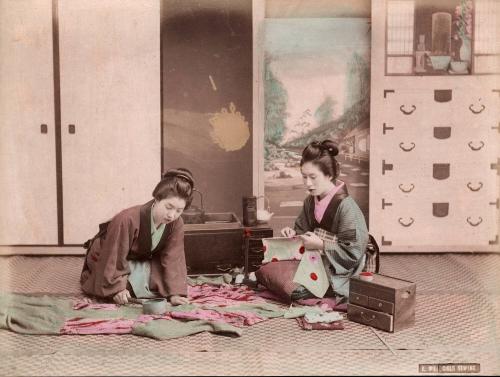 Girls Sewing