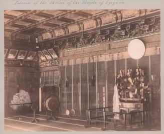 Interior of the Shrine of the Temple of Iyeyasu (Nikko)