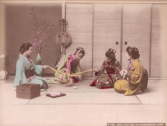 Girls Playing a Konkonchiki Game