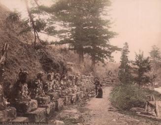 Stone Idols in Nikko Road