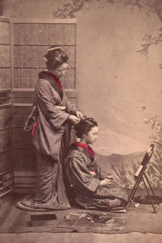 Woman Doing Hair