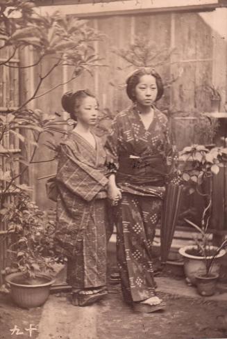 Two Women with Potted Plants