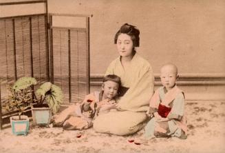 Japanese Mother and Children