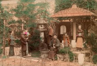 Family in a Garden