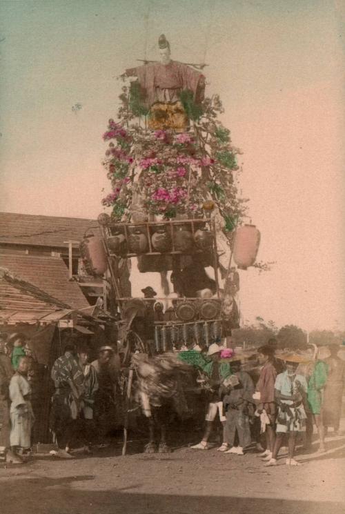 Tall Wheeled Cart for Festival