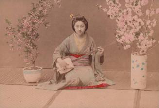 Woman Playing Samisen