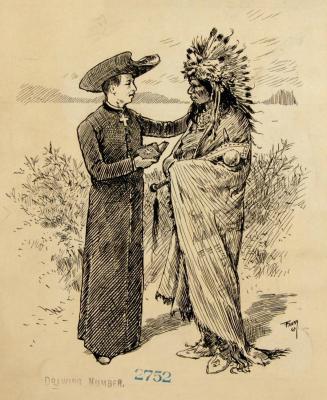 Missionary and Native American Indian