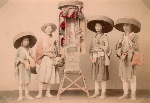 Pilgrims with Portable Shrine