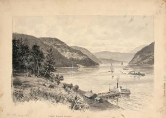 [Riverboat scene along the Hudson River]