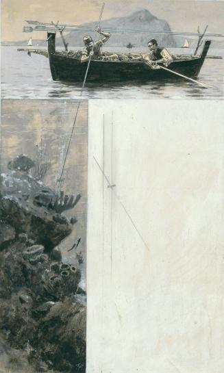Fishing above a Coral Reef