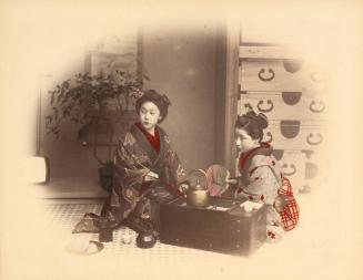 Two women at tea