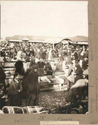 Russian cloth in the fair of Nijni-Novgorod Russia