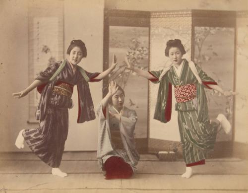 Three women dancing