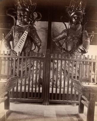 Interior of Temple Near Hankow