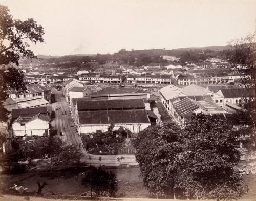 Bird's eye view of Singapore